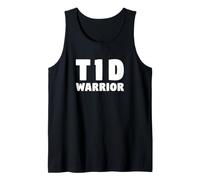 Camiseta para diabéticos Cure Diabetic T1D - Camiseta Divertida para diabéticos Tipo 1 Camiseta sin Mangas