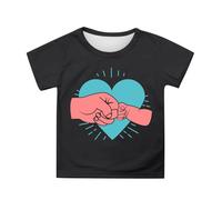 Camiseta para el Día del Padre, diseño único, manga corta, cuello redondo, regalo cómodo y tacto, Le Noir, 6-7 Años