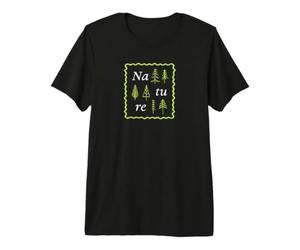 Camiseta para Exteriores con Sello de Naturaleza para Amantes del árbol Camiseta Premium