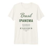 Camiseta para fanáticos del fútbol 2026 Brasil Ipanema Calor Do Verao Camiseta Premium
