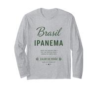 Camiseta para fanáticos del fútbol 2026 Brasil Ipanema Calor Do Verao Manga Larga