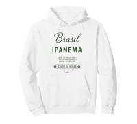 Camiseta para fanáticos del fútbol 2026 Brasil Ipanema Calor Do Verao Sudadera con Capucha