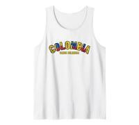 Camiseta para fanáticos del fútbol 2026 Colombia Vamos Colombia Camiseta sin Mangas