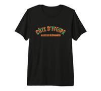 Camiseta para fanáticos del fútbol 2026 Cote dIvoire Allez Les Elephants Camiseta Premium