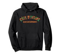 Camiseta para fanáticos del fútbol 2026 Cote dIvoire Allez Les Elephants Sudadera con Capucha