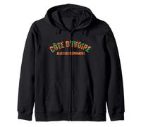 Camiseta para fanáticos del fútbol 2026 Cote dIvoire Allez Les Elephants Sudadera con Capucha