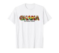 Camiseta para fanáticos del fútbol 2026 Ghana Go Black Stars Camiseta