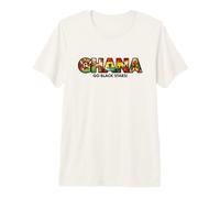 Camiseta para fanáticos del fútbol 2026 Ghana Go Black Stars Camiseta Premium