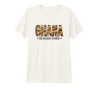 Camiseta para fanáticos del fútbol 2026 Ghana Go Black Stars Supporter Camiseta Premium