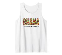Camiseta para fanáticos del fútbol 2026 Ghana Go Black Stars Supporter Camiseta sin Mangas