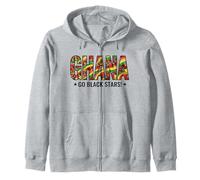 Camiseta para fanáticos del fútbol 2026 Ghana Go Black Stars Supporter Sudadera con Capucha