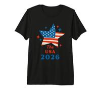 Camiseta para fanáticos del fútbol 2026 The USA 2026 Soccer Camiseta Premium