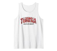 Camiseta para fanáticos del fútbol de Túnez 2026 Allez Les Aigles Camiseta sin Mangas