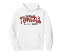 Camiseta para fanáticos del fútbol de Túnez 2026 Allez Les Aigles Sudadera con Capucha