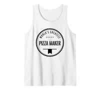 Camiseta para hacer pizza más grande del mundo para fabricantes de pizza Camiseta sin Mangas