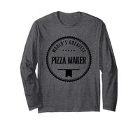 Camiseta para hacer pizza más grande del mundo para fabricantes de pizza Manga Larga