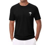 Camiseta para hombre 3XL de manga corta, deportiva, de algodón, cuello redondo, 100 % algodón, camisa de verano Comfort Fit Gym T-Shirt Multicolor Basic Tshirt Lose Fit Cómoda Camisa de ocio Outdoor