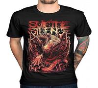 Camiseta para hombre Asking Alexandria Horror, Negro , XXL