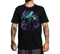 Camiseta para hombre, camiseta gráfica para hombre, de algodón, transpirable, informal, adecuada para hombres adultos, tallas S-3XL, Cthulhu, S