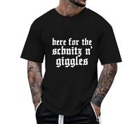 Camiseta para hombre con divertido gráfico de cerveza, manga corta, cómoda, informal, de verano, para uso diario, actividades al aire libre, Negro , 3XL