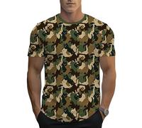 Camiseta para Hombre con Estampado de Gato de Verano Divertida con gráfico Manga Corta Cuello Redondo Casual y Suelta