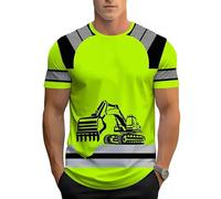 Camiseta para Hombre con Estampado de Gato de Verano Divertida con gráfico Manga Corta Cuello Redondo Casual y Suelta