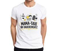 Camiseta para hombre con taxi de uso continuo, para hombre, Blanco, 3XL
