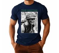 Camiseta para hombre con texto en alemán "The Smiths Meat is Murder" | Soldado con mensaje político en casco