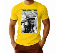 Camiseta para hombre con texto en alemán "The Smiths Meat is Murder" | Soldado con mensaje político en casco