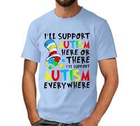 Camiseta para hombre con texto en inglés "Autism Awareness" y letras de rompecabezas, camiseta de apoyo con mensaje de conciencia del autismo, declaración para la educación y la solidaridad, Style_a04