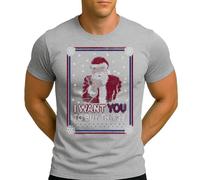 Camiseta para hombre con texto en inglés "I Want You to Buy Things", gris, XL