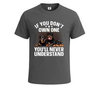 Camiseta para hombre con texto en inglés "If You Don't Own One You'll Never Party", Camiseta color carbón, L
