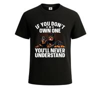 Camiseta para hombre con texto en inglés "If You Don't Own One You'll Never Party", camiseta negra, S