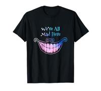 Camiseta para hombre con texto en inglés "We're all mad here" Camiseta