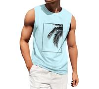 Camiseta para hombre con tirantes clásicos, suave, extensible, sin mangas, estampada, transpirable, barato, suave, cuello redondo, blusas sueltas, ligeras, verano chic de secado rápido, informal