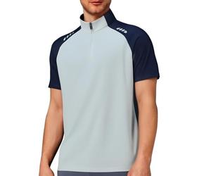 Camiseta para hombre, de algodón, manga corta, cuello redondo, informal, básica, deportiva, Ny1, M