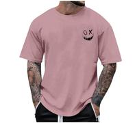 Camiseta para hombre de tallas grandes, camiseta de verano con estampado especial de mueca, camiseta informal de manga corta, camiseta de gran tamaño Y2k, jersey de corte regular, camiseta italiana,