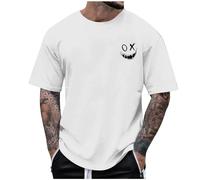 Camiseta para hombre de tallas grandes, camiseta de verano con estampado especial de mueca, camiseta informal de manga corta, camiseta de gran tamaño Y2k, jersey de corte regular, camiseta italiana,