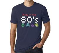 Camiseta para Hombre Fabricado En Los 80 - Made In 80's - Regalo Diseño Gráfico 80 Años Cumpleaños Aniversario Moda Año 1944 French Marino S