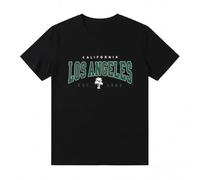 Camiseta para hombre Los Ángeles Palma Estampado Diseño Cuello Redondo Manga Corta Holgada Oversize Verano Ropa de Calle Camiseta de ocio Transpirable Básico Té Vacaciones Diario Ropa Urbana Elegante