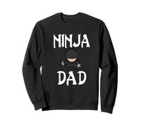Camiseta para Hombre Ninja Dad Funny Shuriken Camiseta Padre #ninjadad Sudadera