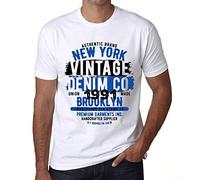 Camiseta para Hombre Nueva York Made In 1991 - New York Made in 1991 - Regalo Diseño Gráfico 35 Años Cumpleaños Aniversario Moda Año 1991 Blanco M
