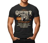 Camiseta para hombre para 50 cumpleaños: modelo de coche clásico 1974-50 años corriendo en las mejores condiciones, Hot Rod, XXXL
