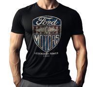 Camiseta para hombre para los conductores y fans de los coches de Estados Unidos, Ford Mustang, Ford-04, 3XL