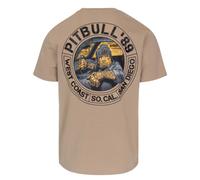 Camiseta Para Hombre Pitbull Driving Regular Fit En Arena Savana 100% BW