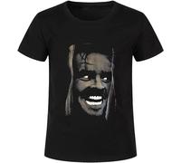Camiseta para hombre Shining Jack Nicholson con serigrafía de colores de agua, Negro, XL