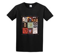 Camiseta para hombre The Alan Parsons Project Anthology Soul Music con cierre de botón, color negro, Negro, XL