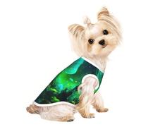 Camiseta para mascotas con estampado de hongos mágicos, chaleco sin mangas para cachorros pequeños, gatitos, uso en interiores y exteriores