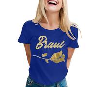 Camiseta para mujer, camiseta de despedida de soltero, camiseta divertida con estampado de letras, top ajustado, parte superior con cuello redondo, manga corta, camiseta de ocio, transpirable