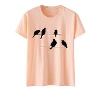 Camiseta para mujer con diseño de corazón artificial, taza de vino eléctrica, estampada, cuello redondo, manga corta, color negro, Oro Rosa, XL